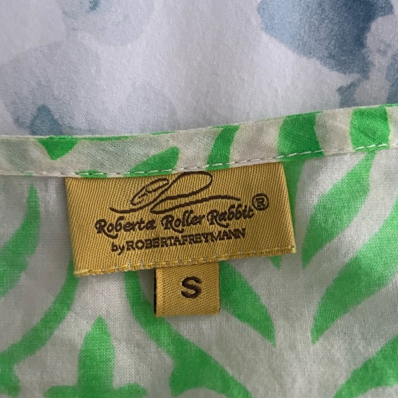 Roller Rabbit Cotton Beach Cover Up Dress Size Small - Picture 5 of 5